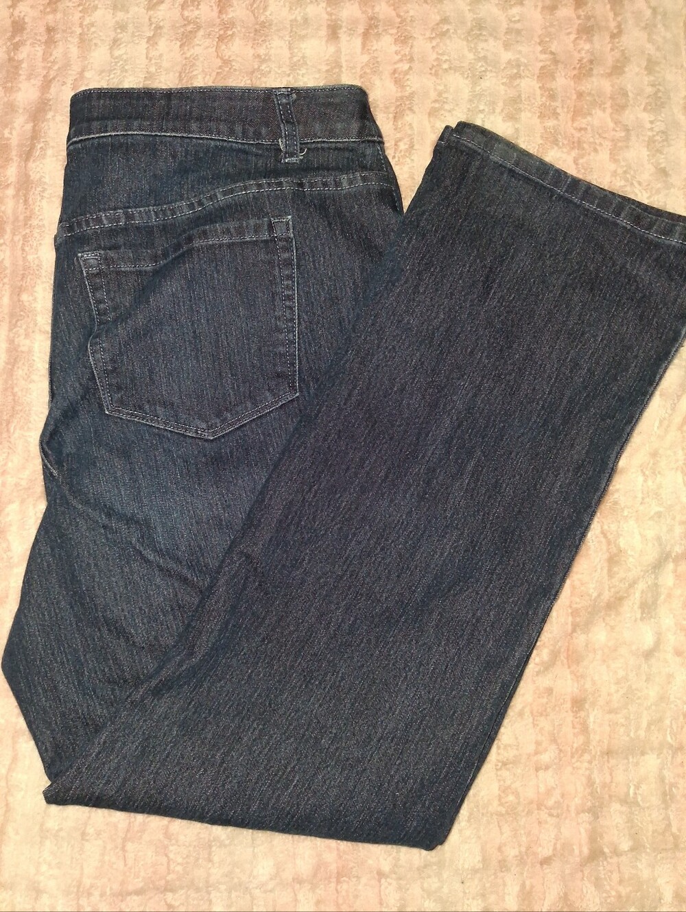 CJ Banks Straight Leg Dark Blue Jeans
